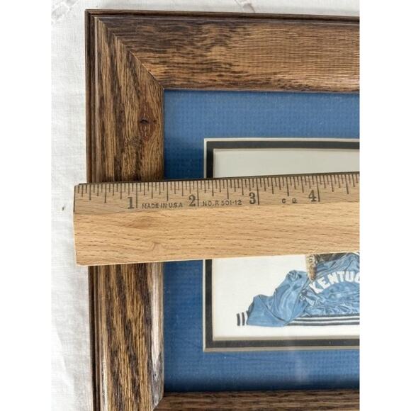 VTG Jim Hamilton “KENTUCKY” UK Wildcat Lithograph Print Framed Walnut Double Mat - Picture 5 of 6